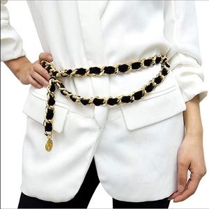 Vintage Gold Chain Belt New